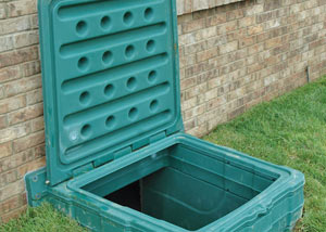 lockable crawl space access door installed in Fort Wayne