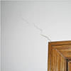 wall cracks along a doorway in a West Lafayette home.