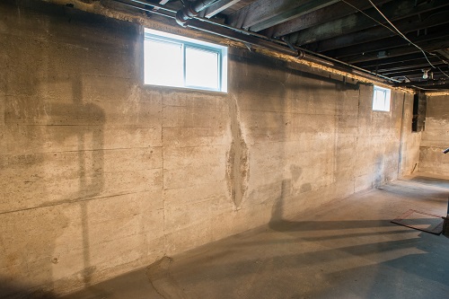 Basement walls after Foamax installation