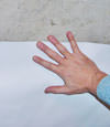 closeup of a plastic basement wall covering on concrete in Crawfordsville